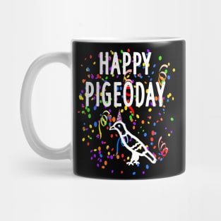 Happy pigeon day pigeon animal breeder motif forage Mug